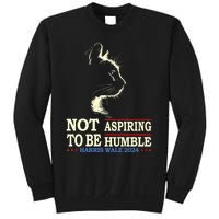 Not Aspiring To Be Humble Cat Lady Kamala Harris Tim Walz 24 Sweatshirt