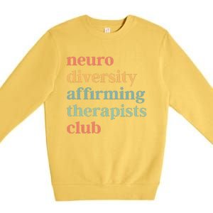 Neurodiversity Affirming Therapists Club Premium Crewneck Sweatshirt