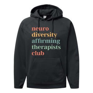 Neurodiversity Affirming Therapists Club Performance Fleece Hoodie