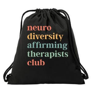 Neurodiversity Affirming Therapists Club Drawstring Bag