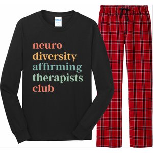 Neurodiversity Affirming Therapists Club Long Sleeve Pajama Set