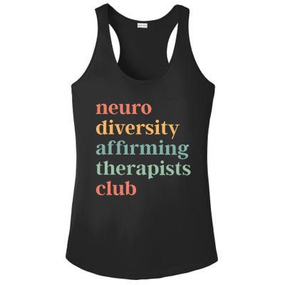 Neurodiversity Affirming Therapists Club Ladies PosiCharge Competitor Racerback Tank