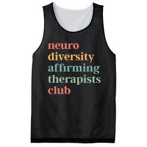 Neurodiversity Affirming Therapists Club Mesh Reversible Basketball Jersey Tank