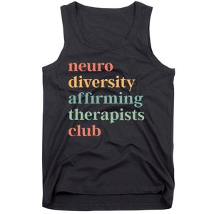 Neurodiversity Affirming Therapists Club Tank Top