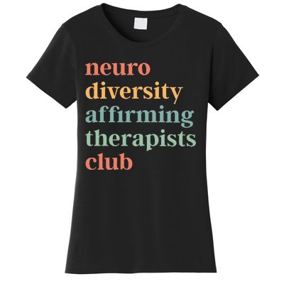 Neurodiversity Affirming Therapists Club Women's T-Shirt