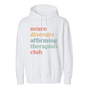 Neurodiversity Affirming Therapists Club Garment-Dyed Fleece Hoodie