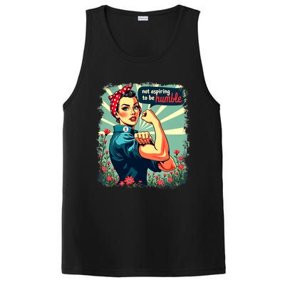 Not Aspiring To Be Humble Kamala Harris Feminist Woman PosiCharge Competitor Tank