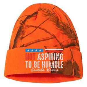 Not Aspiring To Be Humble Kamala Harris American Flag 2024 Kati Licensed 12" Camo Beanie