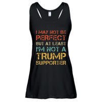 Not A Trump Supporter Funny Anti Trump Vote Ladies Essential Flowy Tank