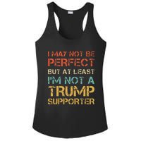 Not A Trump Supporter Funny Anti Trump Vote Ladies PosiCharge Competitor Racerback Tank