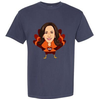 Not A Turkey Funny Thanksgiving Kamala Harris Disguise Meme Garment-Dyed Heavyweight T-Shirt