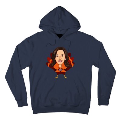 Not A Turkey Funny Thanksgiving Kamala Harris Disguise Meme Hoodie