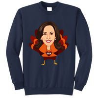 Not A Turkey Funny Thanksgiving Kamala Harris Disguise Meme Sweatshirt