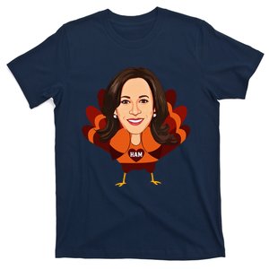 Not A Turkey Funny Thanksgiving Kamala Harris Disguise Meme T-Shirt