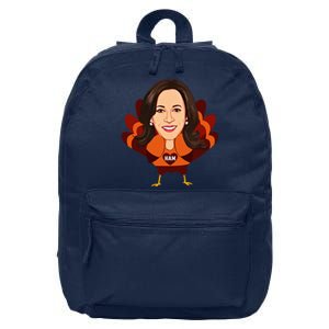 Not A Turkey Funny Thanksgiving Kamala Harris Disguise Meme 16 in Basic Backpack