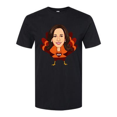 Not A Turkey Funny Thanksgiving Kamala Harris Disguise Meme Softstyle CVC T-Shirt