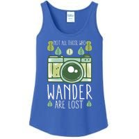 Not All Those Who Wander Are Lost Nature Photography Gift Ladies Essential Tank