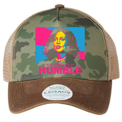 Not Aspiring To Be Humble Kamala Empowering Legacy Tie Dye Trucker Hat