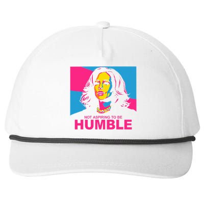 Not Aspiring To Be Humble Kamala Empowering Snapback Five-Panel Rope Hat