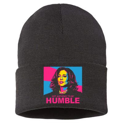 Not Aspiring To Be Humble Kamala Empowering Sustainable Knit Beanie