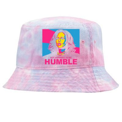 Not Aspiring To Be Humble Kamala Empowering Tie-Dyed Bucket Hat