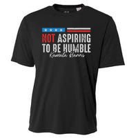 Not Aspiring To Be Humble Kamala Harris American Flag 2024 Cooling Performance Crew T-Shirt