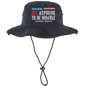 Not Aspiring To Be Humble Kamala Harris American Flag 2024 Legacy Cool Fit Booney Bucket Hat