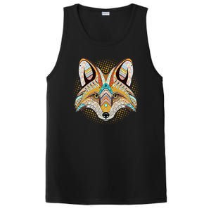 Native American Tribal Fox Face PosiCharge Competitor Tank