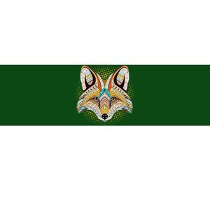 Native American Tribal Fox Face Bumper Sticker