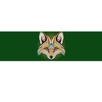 Native American Tribal Fox Face Bumper Sticker