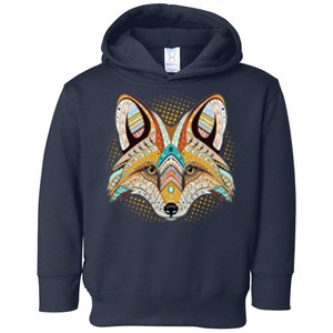 Native American Tribal Fox Face Toddler Hoodie