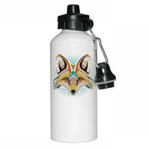 Native American Tribal Fox Face Aluminum Water Bottle