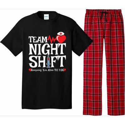 Nurse Appreciation Team Night Shift Night Shift Nurse Gift Pajama Set