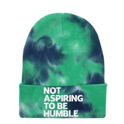 Not Aspiring To Be Humble Tie Dye 12in Knit Beanie