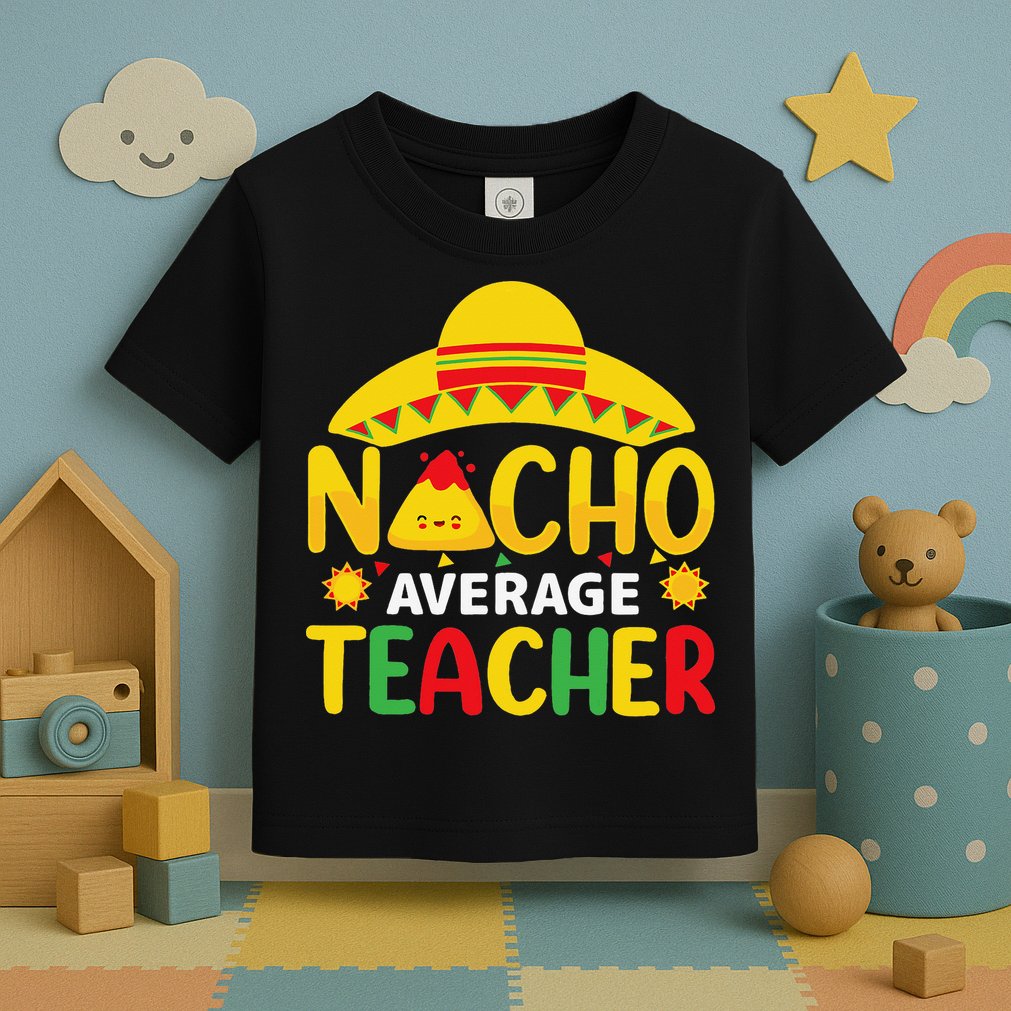 Nacho Average Teacher Mexican Teacher Cinco De Mayo Fiesta Toddler T-Shirt
