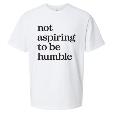 Not Aspiring To Be Humble Kamala Harris 2024 Feminist Girl Power Sueded Cloud Jersey T-Shirt