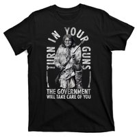 Native America Turn Your Guns Government Take Care Of You T-Shirt