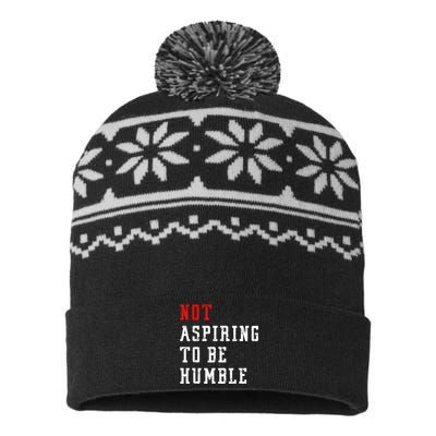 Not Aspiring To Be Humble USA-Made Snowflake Beanie