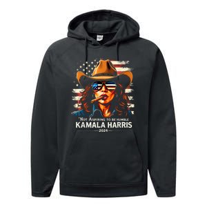 Not Aspire To Be Humble Saying Quote Kamala Harris 2024 Performance Fleece Hoodie