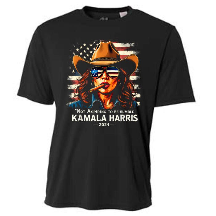 Not Aspire To Be Humble Saying Quote Kamala Harris 2024 Cooling Performance Crew T-Shirt