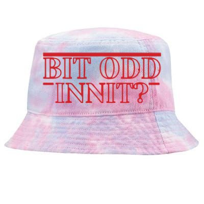 Non Aesthetic Things Bit Odd Innit Tie-Dyed Bucket Hat