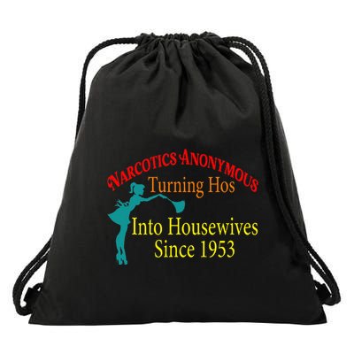 Narcotics Anonymous Turning Hos Into Housewives 1953 Drawstring Bag