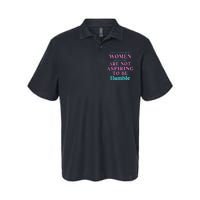 Not Aspiring To Be Humble Kamala Harris Feminist Message Softstyle Adult Sport Polo