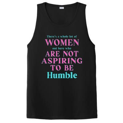 Not Aspiring To Be Humble Kamala Harris Feminist Message PosiCharge Competitor Tank