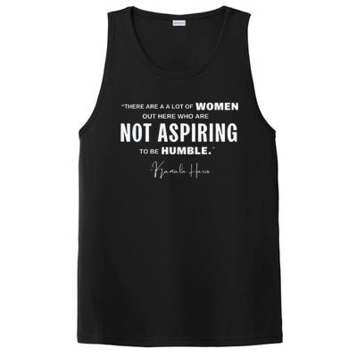 Not Aspiring To Be Humble Kamala Harris Feminist Message PosiCharge Competitor Tank