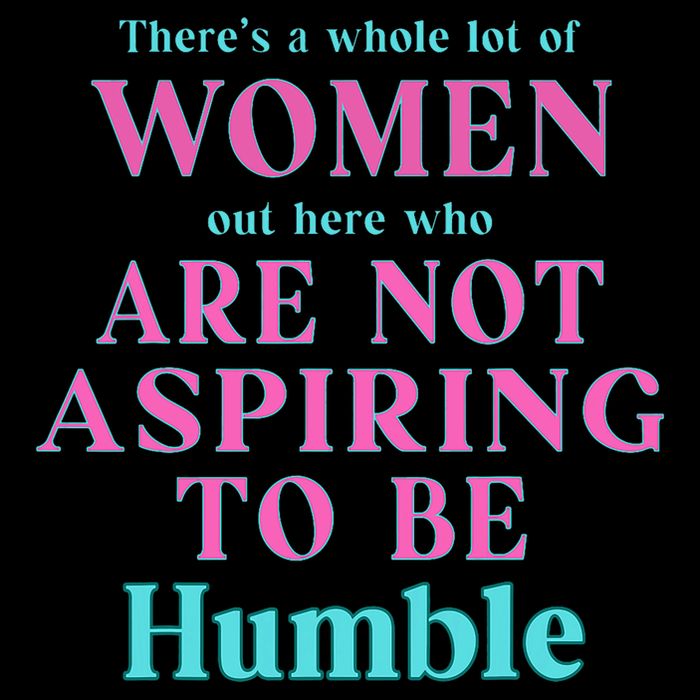 Not Aspiring To Be Humble Kamala Harris Feminist Message 16 in Basic Backpack