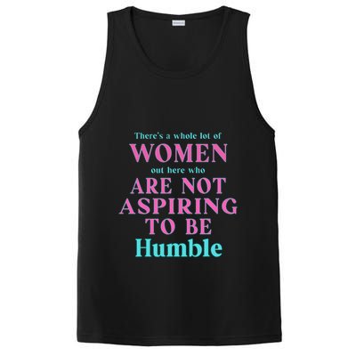 Not Aspiring To Be Humble Kamala Harris Feminist Message PosiCharge Competitor Tank