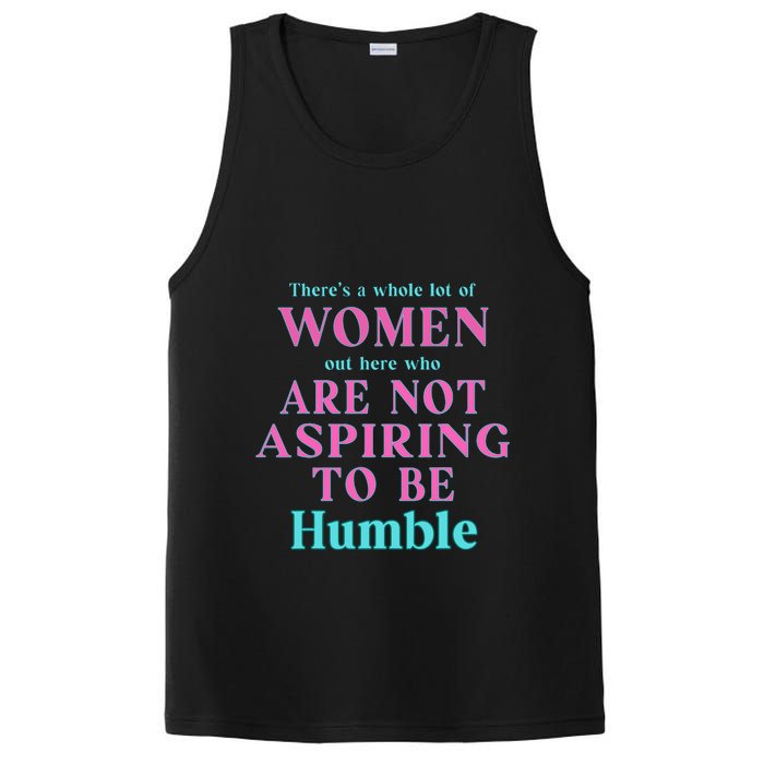 Not Aspiring To Be Humble Kamala Harris Feminist Message PosiCharge Competitor Tank