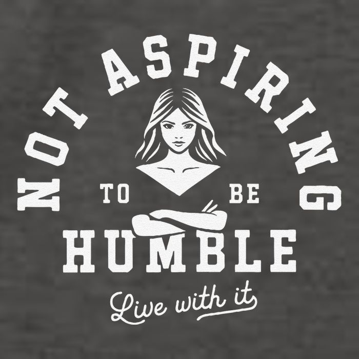 Not Aspiring To Be Humble Vector Backpack