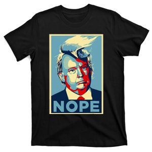 Nope Anti Trump Funny Trump Hair T-Shirt